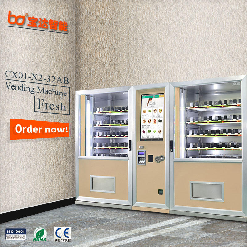 Drink Frozen food vendor machine companies with Touch screen