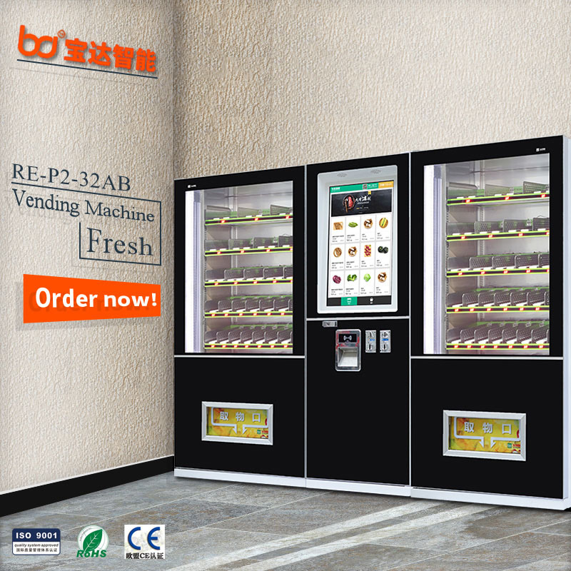 Drink food snack vending machine companies Touch screen