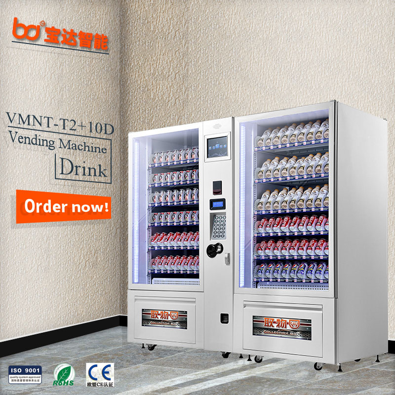 Double capactiy drink snack china vending machine companies